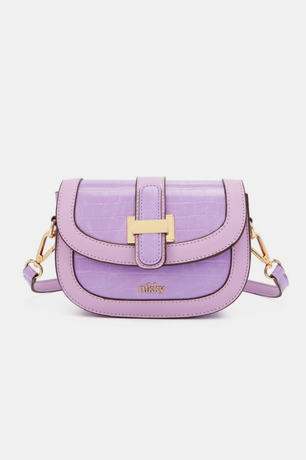 Nicole Lee USA Croc Embossed Crossbody Bag - BloomBliss.com