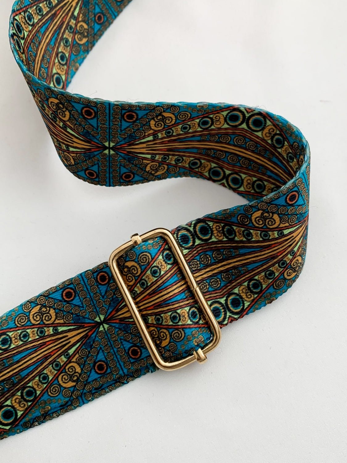 Tassel PU Leather Printed Strap Cassette Crossbody Bag - BloomBliss.com