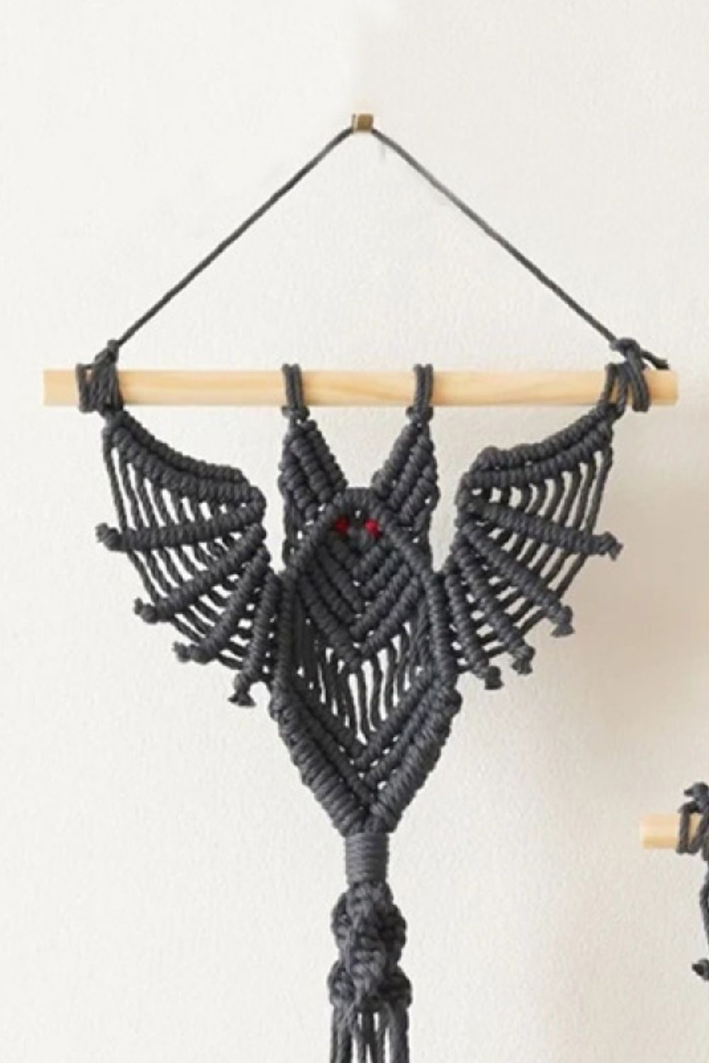 39.4" Bat Macrame Wall Plant Hanger - BloomBliss.com