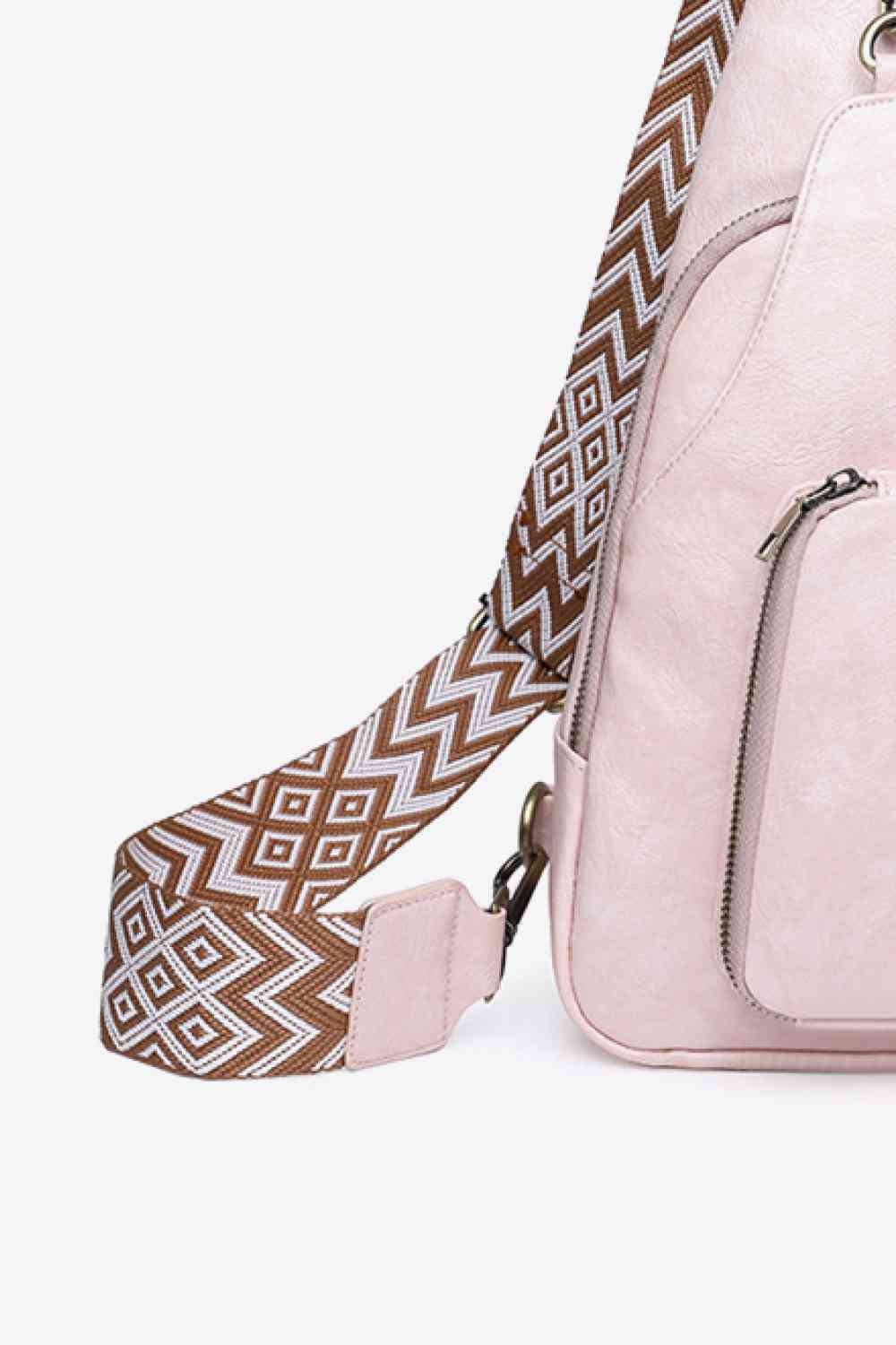 Adored Take A Trip PU Leather Sling Bag - BloomBliss.com