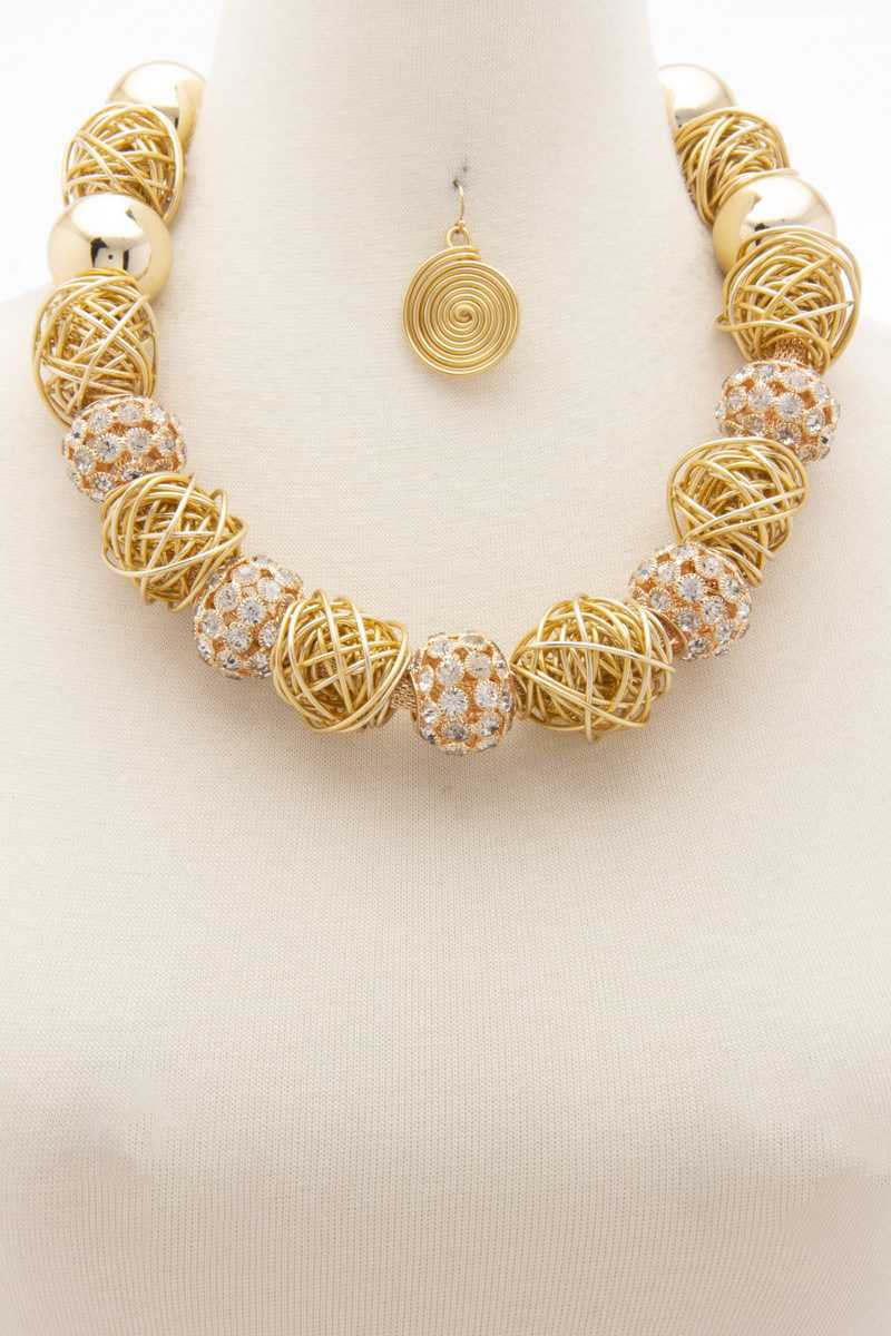 Beautiful Wire Wrapped Charm Necklace - BloomBliss.com