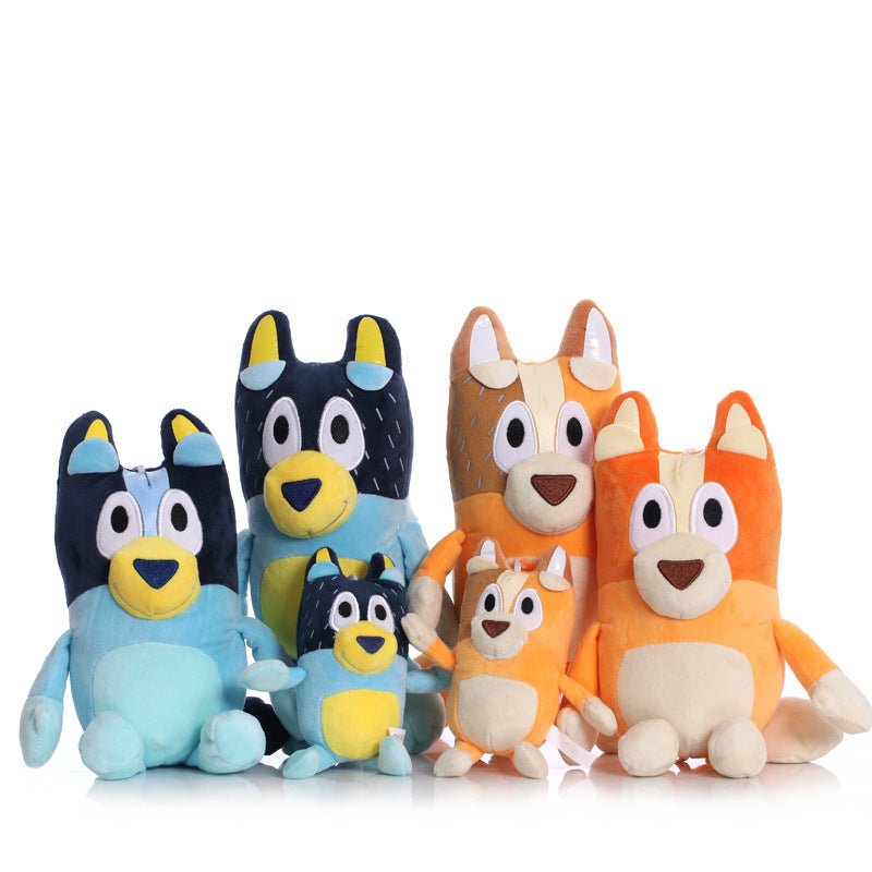 Blue Puppy Plush Cartoon Toy - BloomBliss.com