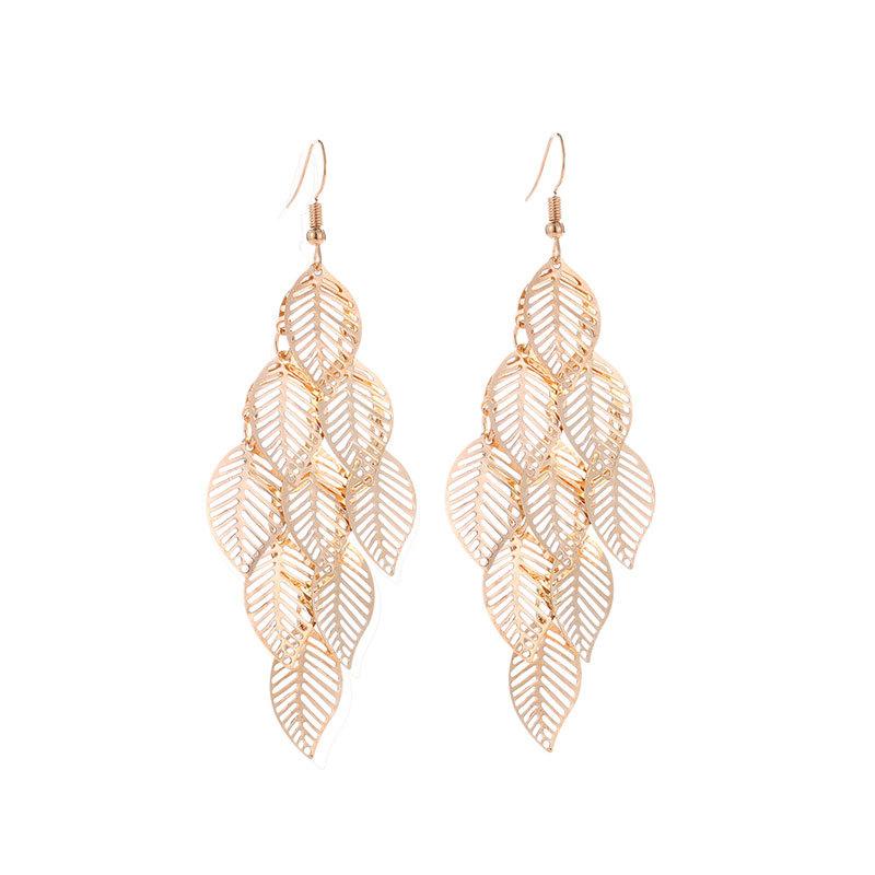 Chandelier Leaves Earrings - BloomBliss.com