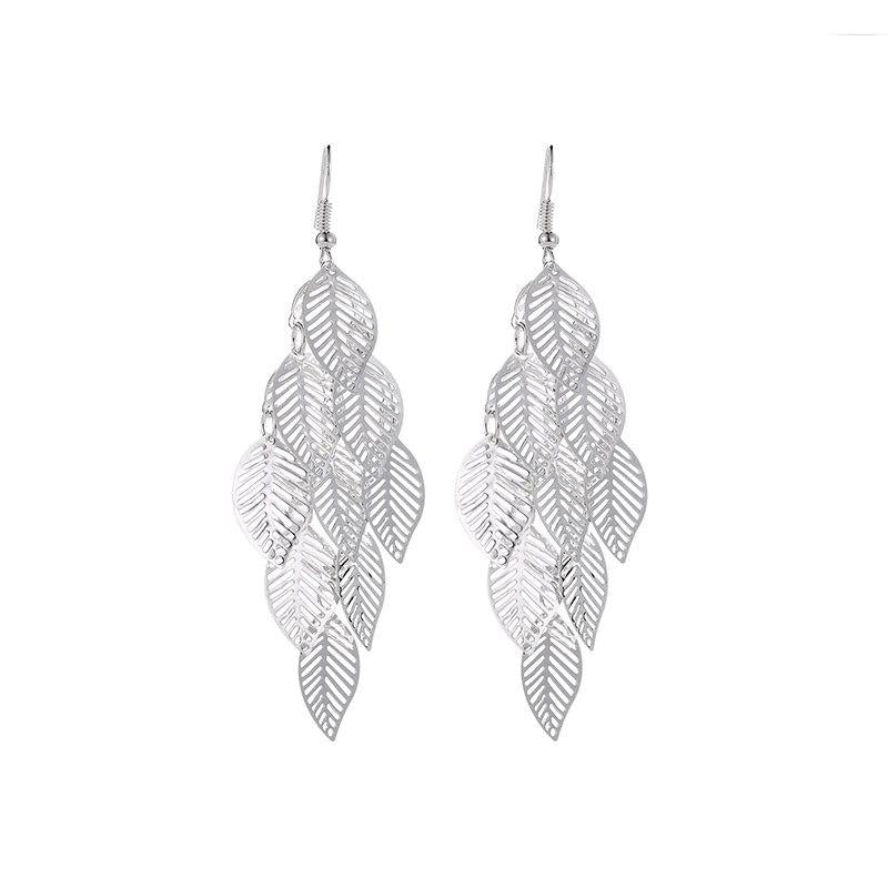 Chandelier Leaves Earrings - BloomBliss.com