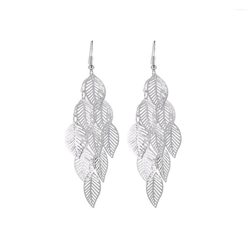 Chandelier Leaves Earrings - BloomBliss.com