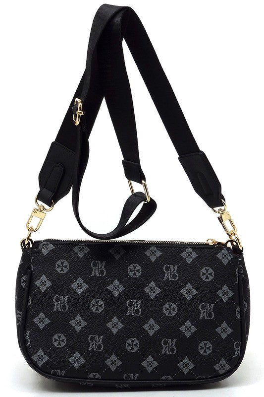 CM Monogram 2-in-1 Crossbody Bag - BloomBliss.com