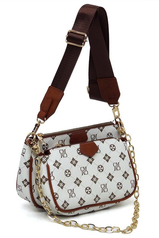 CM Monogram 2-in-1 Crossbody Bag - BloomBliss.com