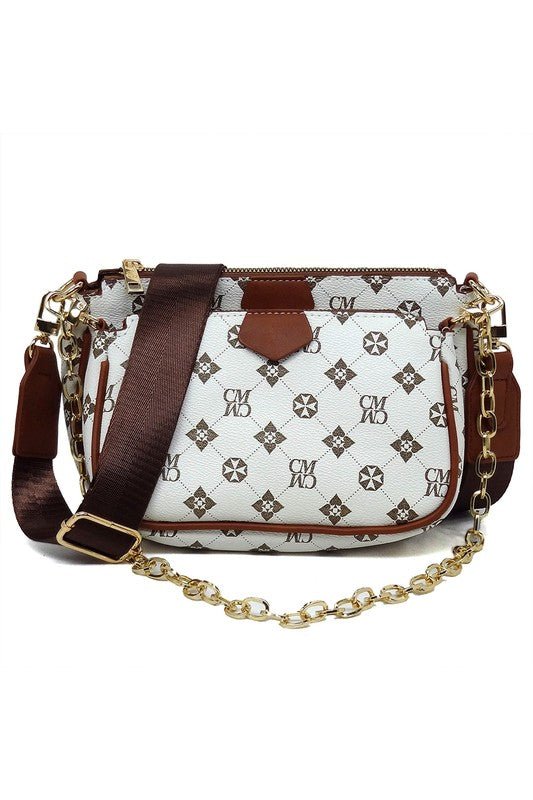 CM Monogram 2-in-1 Crossbody Bag - BloomBliss.com