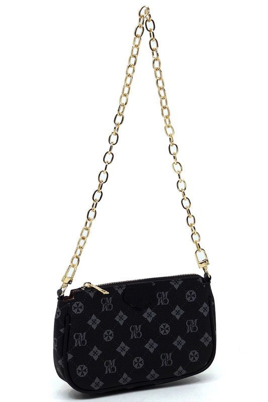 CM Monogram 2-in-1 Crossbody Bag - BloomBliss.com