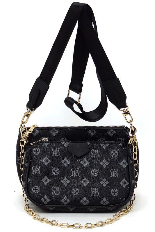 CM Monogram 2-in-1 Crossbody Bag - BloomBliss.com