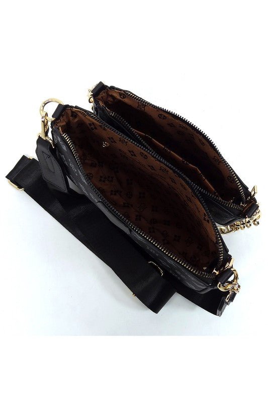 CM Monogram 2-in-1 Crossbody Bag - BloomBliss.com