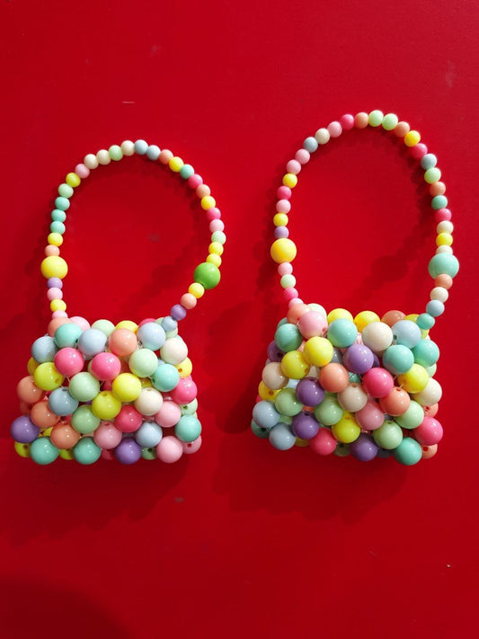 Colorful Bead Bag for Girls - BloomBliss.com