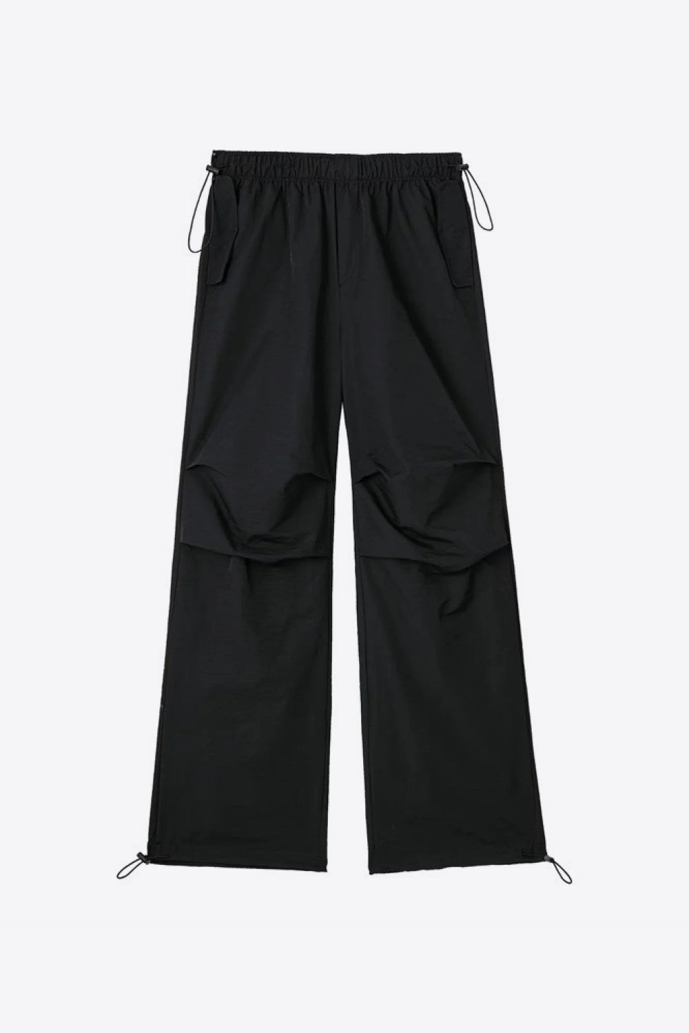 Drawstring Waist Pants with Pockets - BloomBliss.com