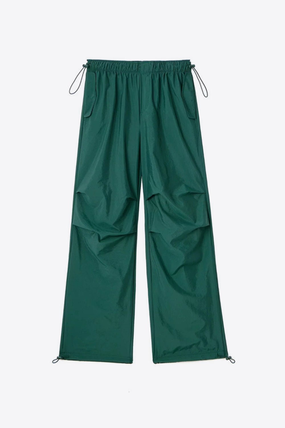 Drawstring Waist Pants with Pockets - BloomBliss.com
