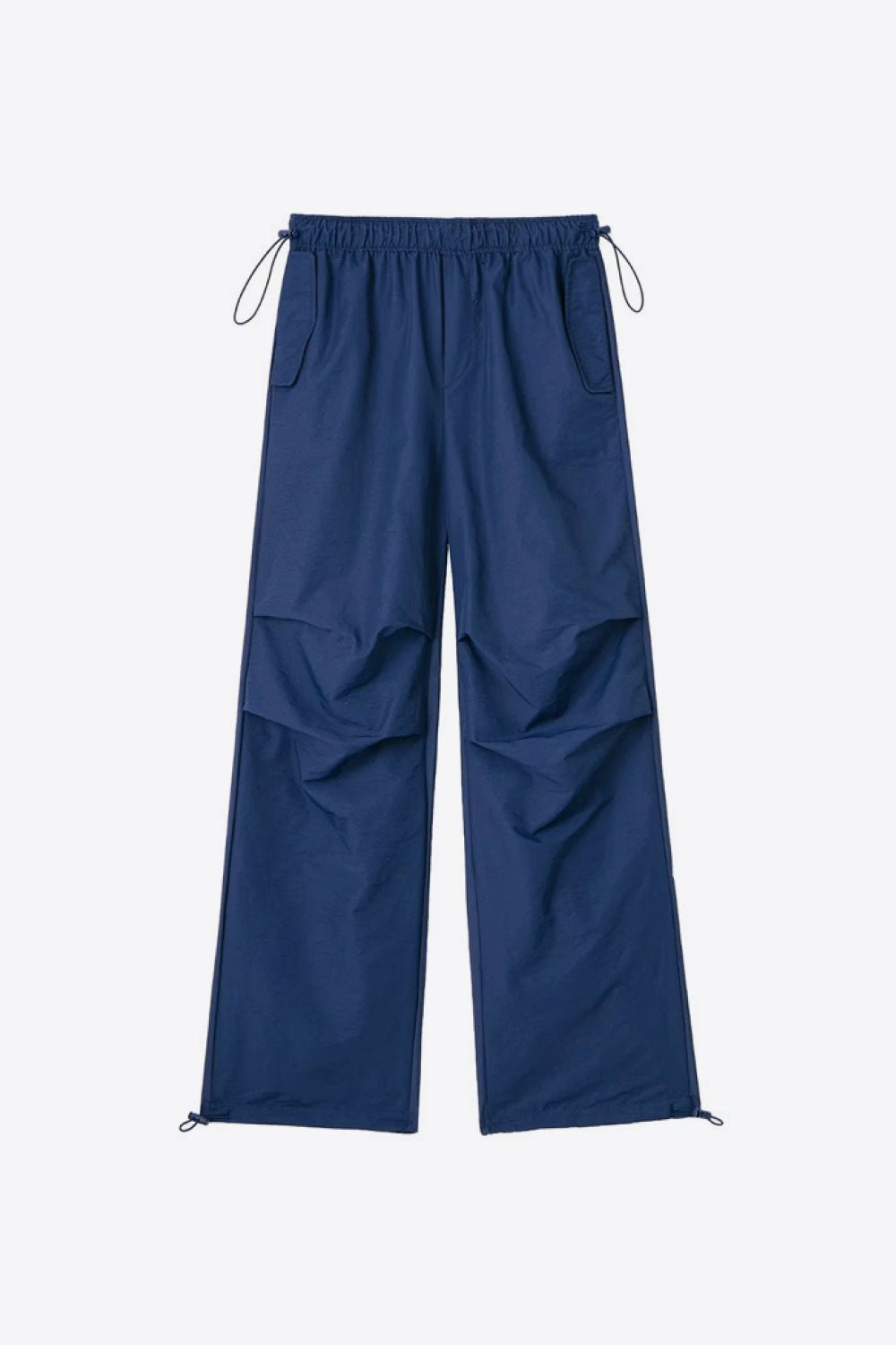 Drawstring Waist Pants with Pockets - BloomBliss.com