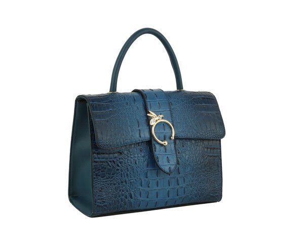 Elegant Bee Croc Satchel Set - BloomBliss.com
