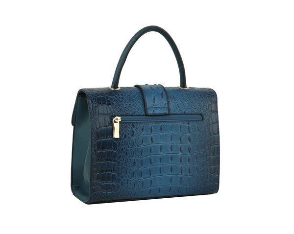 Elegant Bee Croc Satchel Set - BloomBliss.com