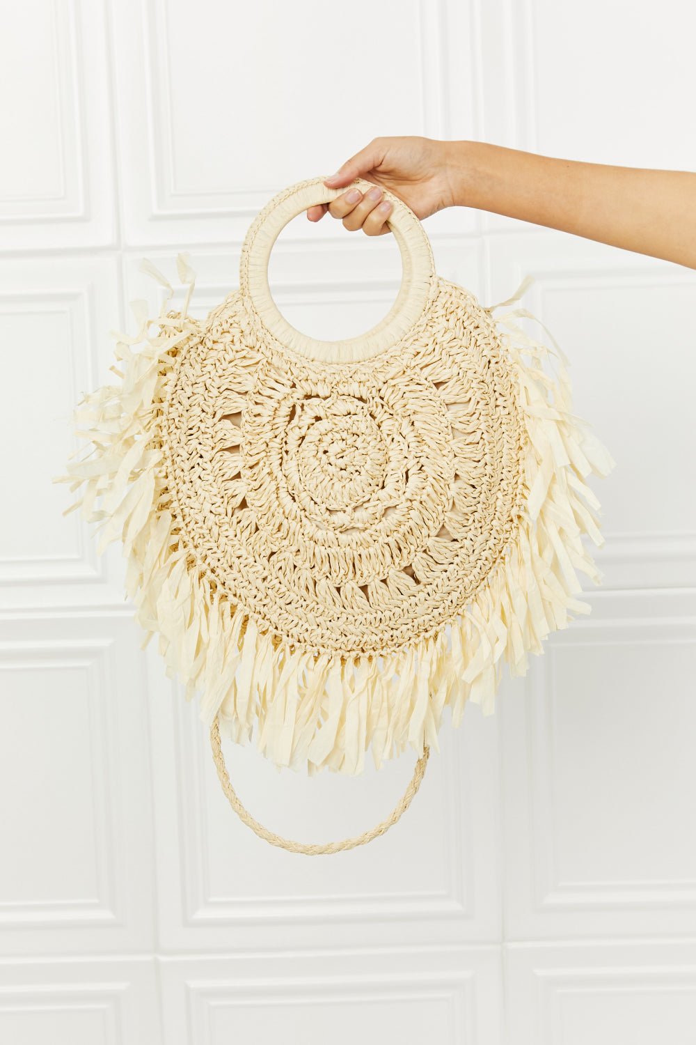Fame Found My Paradise Straw Handbag - BloomBliss.com