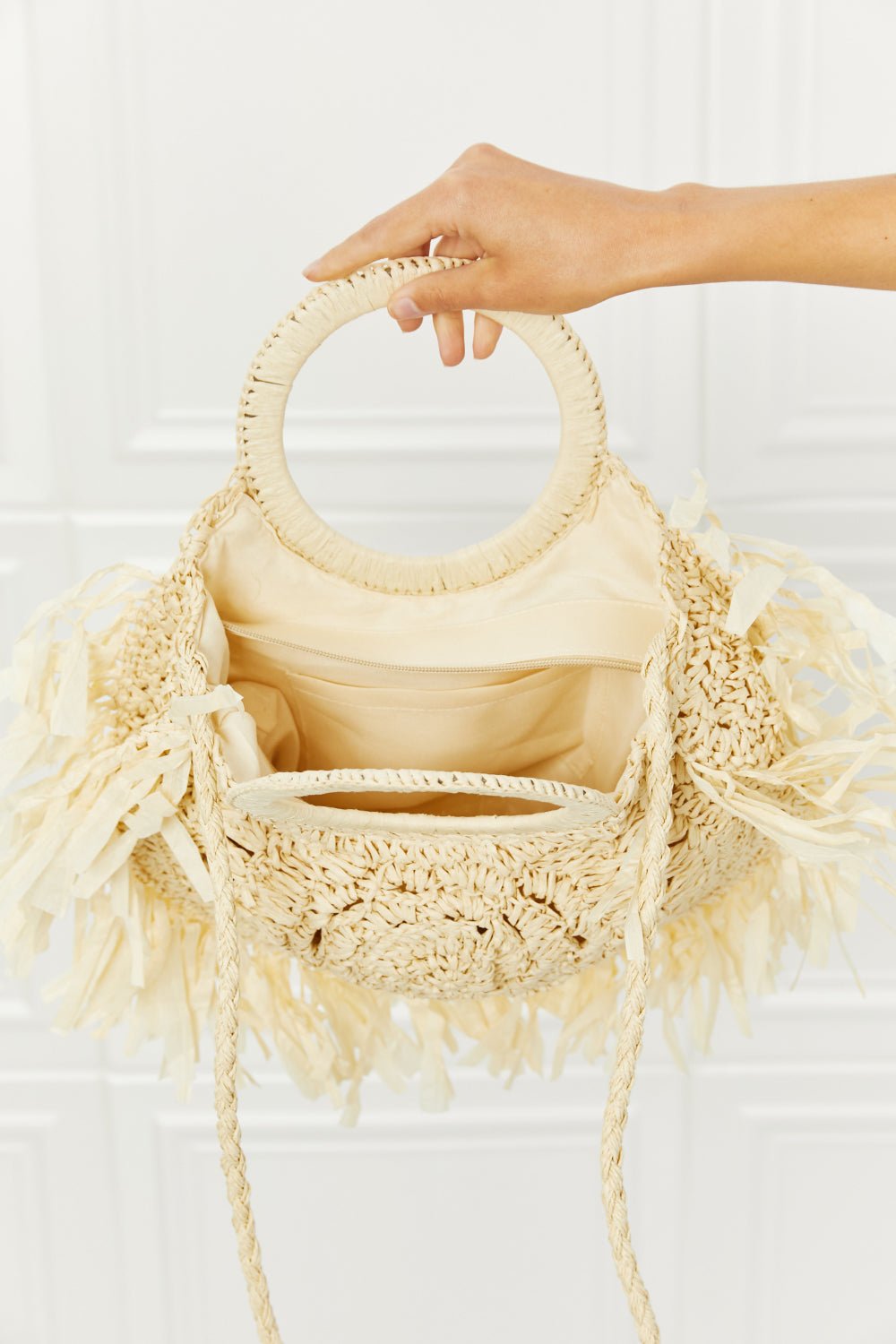 Fame Found My Paradise Straw Handbag - BloomBliss.com