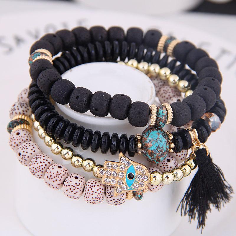 Fatima Hand and Tassel Bracelet - BloomBliss.com