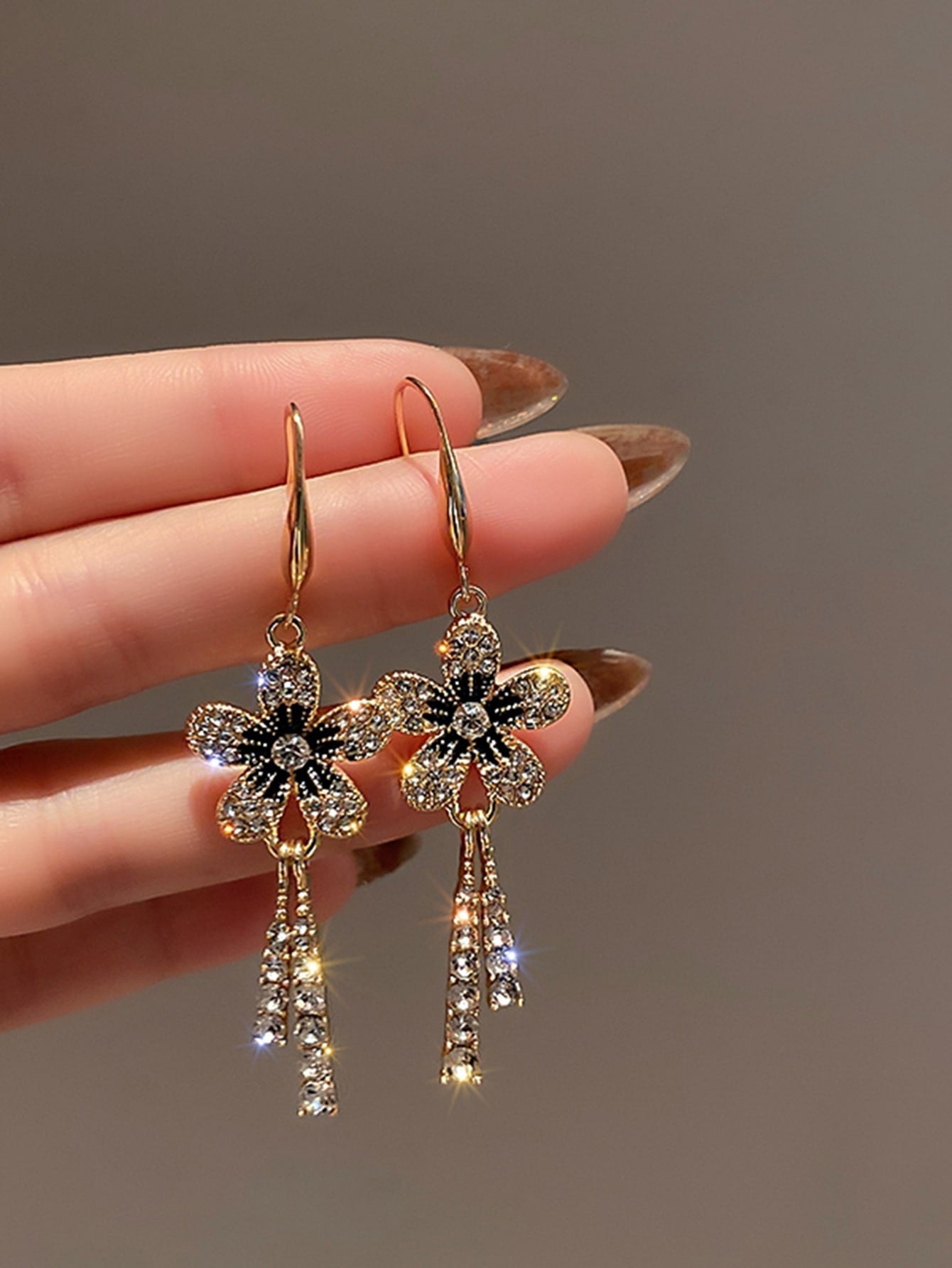Shimmering Rhinestone Flower Petals - BloomBliss.com