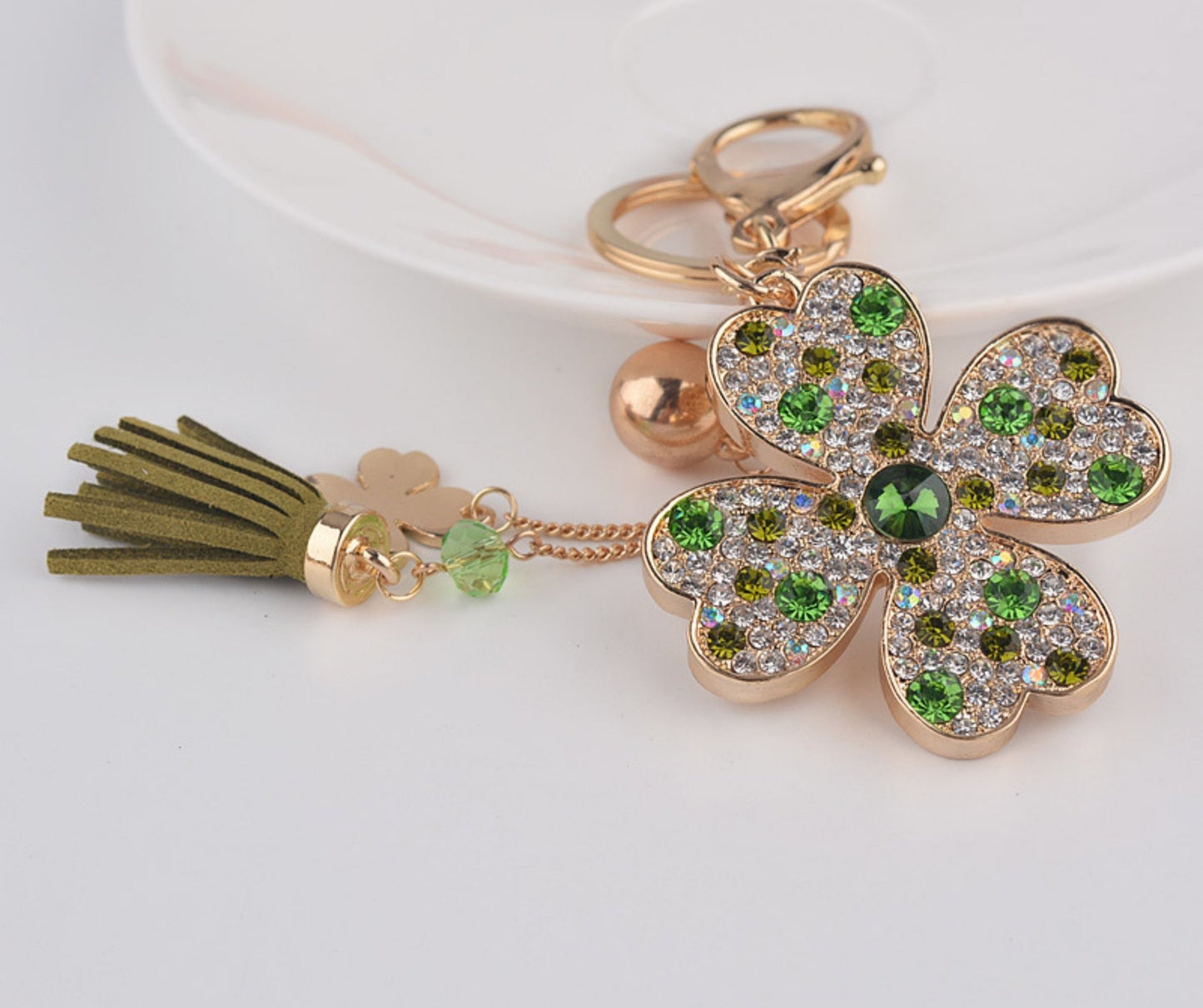 Four Leaf Clover Purse Charm - BloomBliss.com