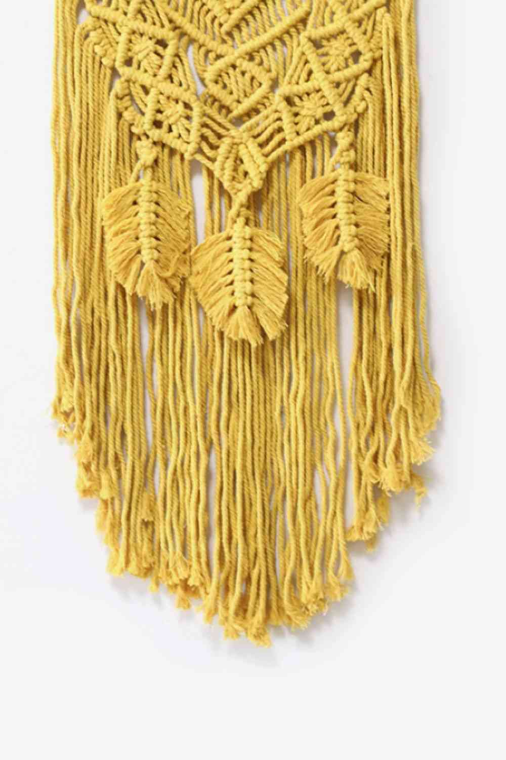 Fully Handmade Fringe Macrame Wall Hanging - BloomBliss.com