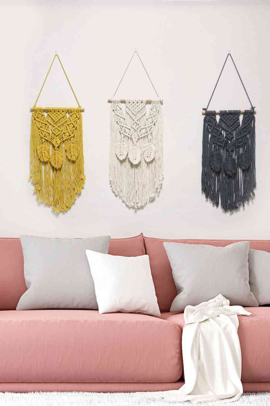 Fully Handmade Fringe Macrame Wall Hanging - BloomBliss.com