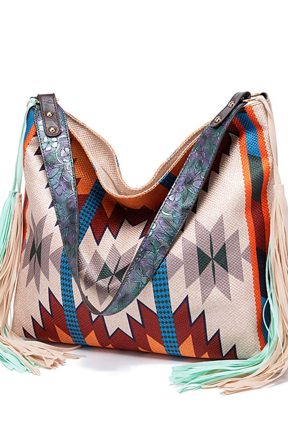 Geometric Canvas Tote Bag - BloomBliss.com