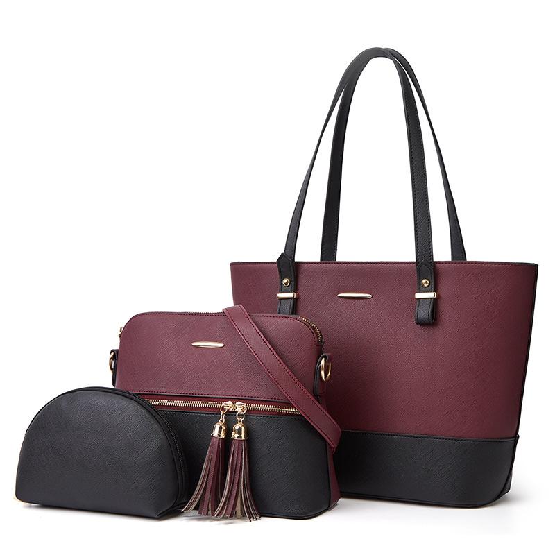 Graceful Lady 3 piece Tassel Handbag Set - BloomBliss.com