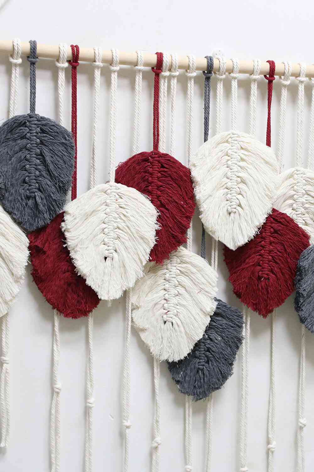 Hand-Woven Feather Macrame Wall Hanging - BloomBliss.com