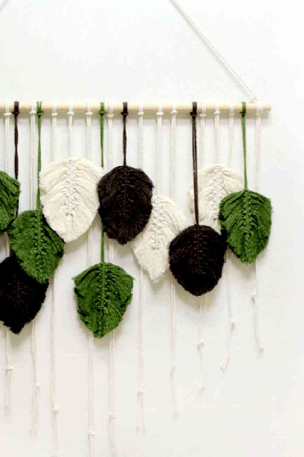 Hand-Woven Feather Macrame Wall Hanging - BloomBliss.com
