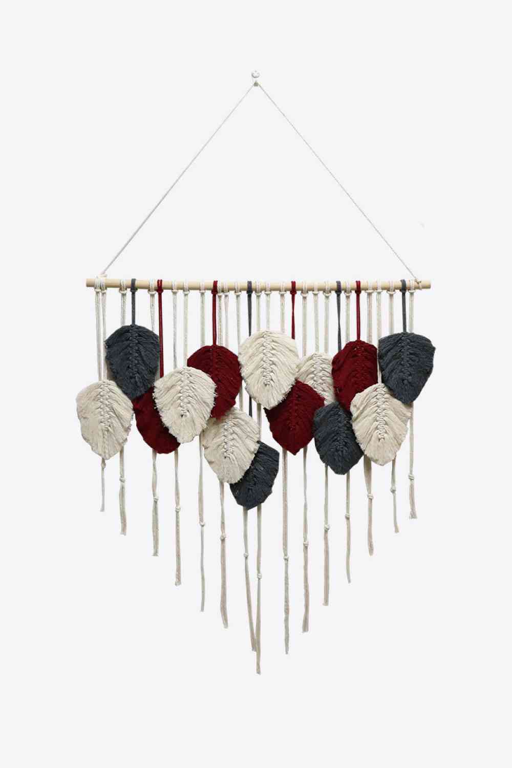 Hand-Woven Feather Macrame Wall Hanging - BloomBliss.com