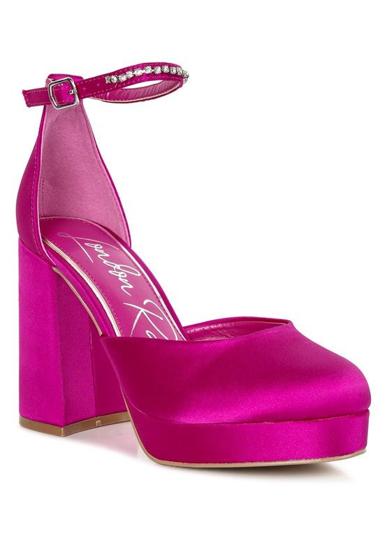 Hettie Mid Heel Sandals - BloomBliss.com