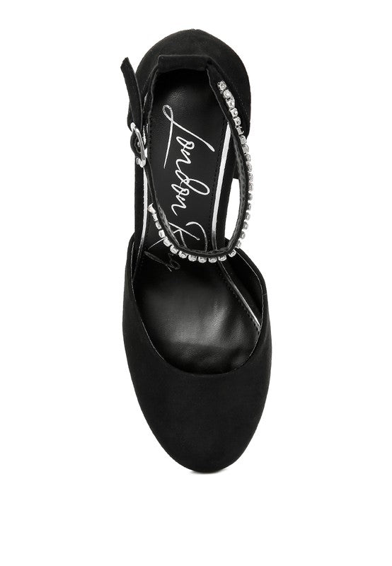 Hettie Mid Heel Sandals - BloomBliss.com