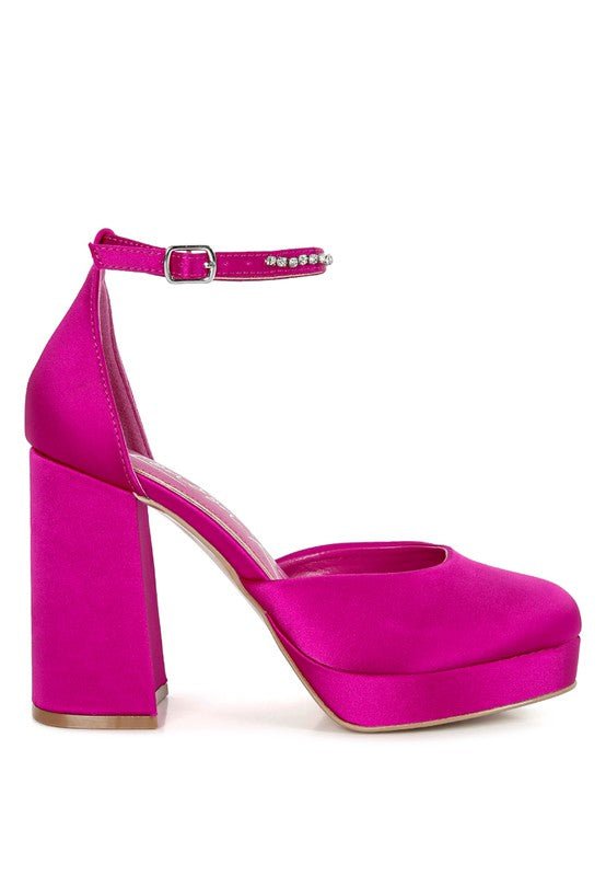Hettie Mid Heel Sandals - BloomBliss.com