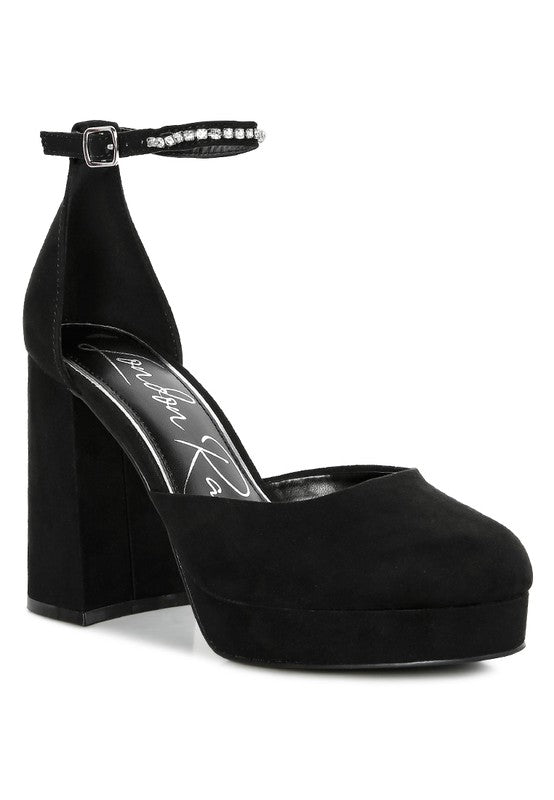 Hettie Mid Heel Sandals - BloomBliss.com