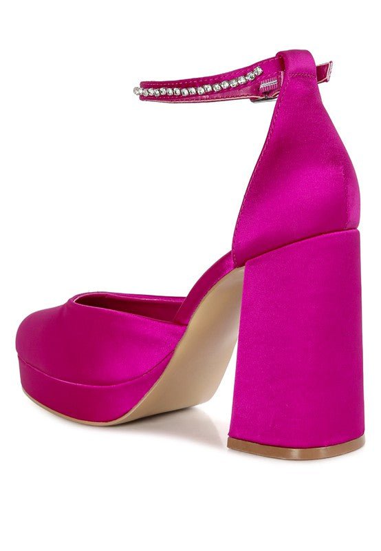 Hettie Mid Heel Sandals - BloomBliss.com