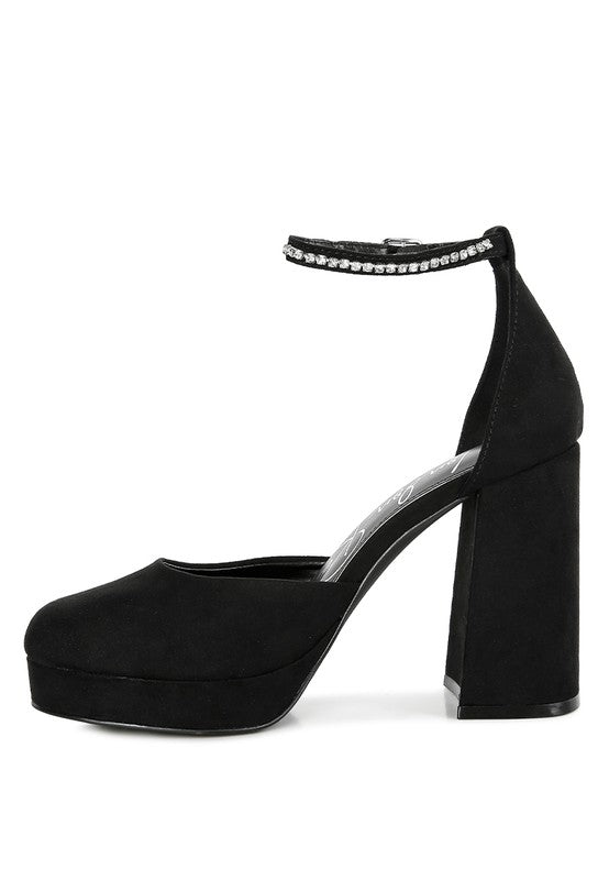 Hettie Mid Heel Sandals - BloomBliss.com