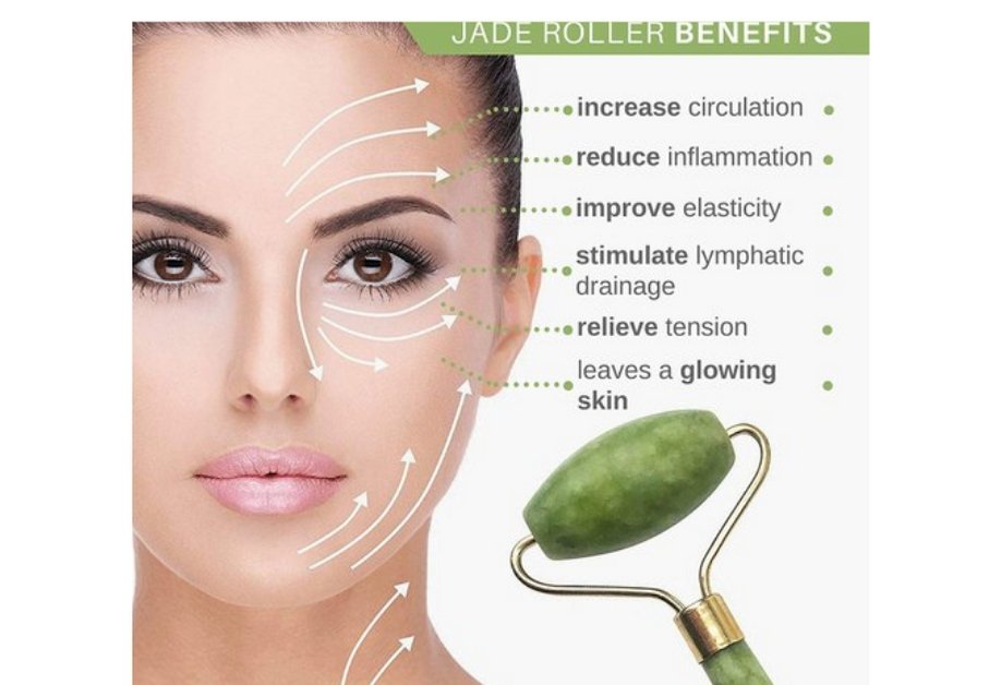Jade Facial Massage Roller - BloomBliss.com