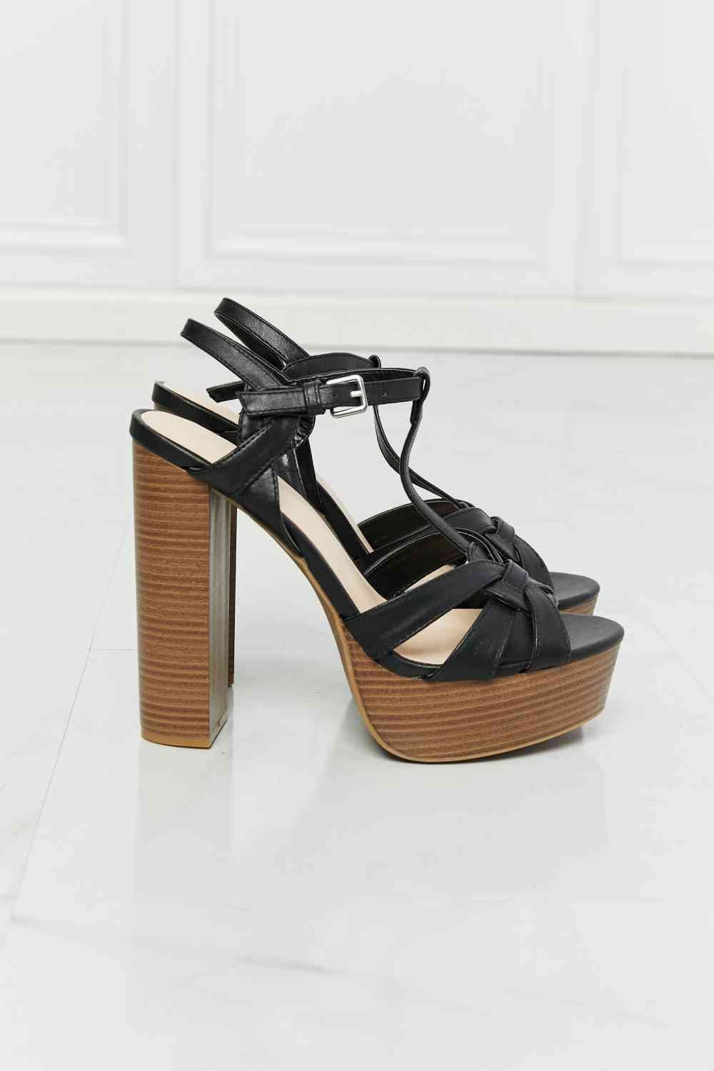 Legend She's Classy Strappy Heels - BloomBliss.com