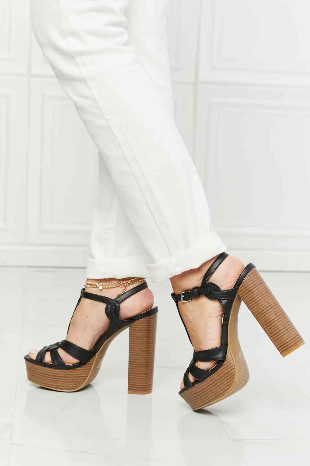 Legend She's Classy Strappy Heels - BloomBliss.com