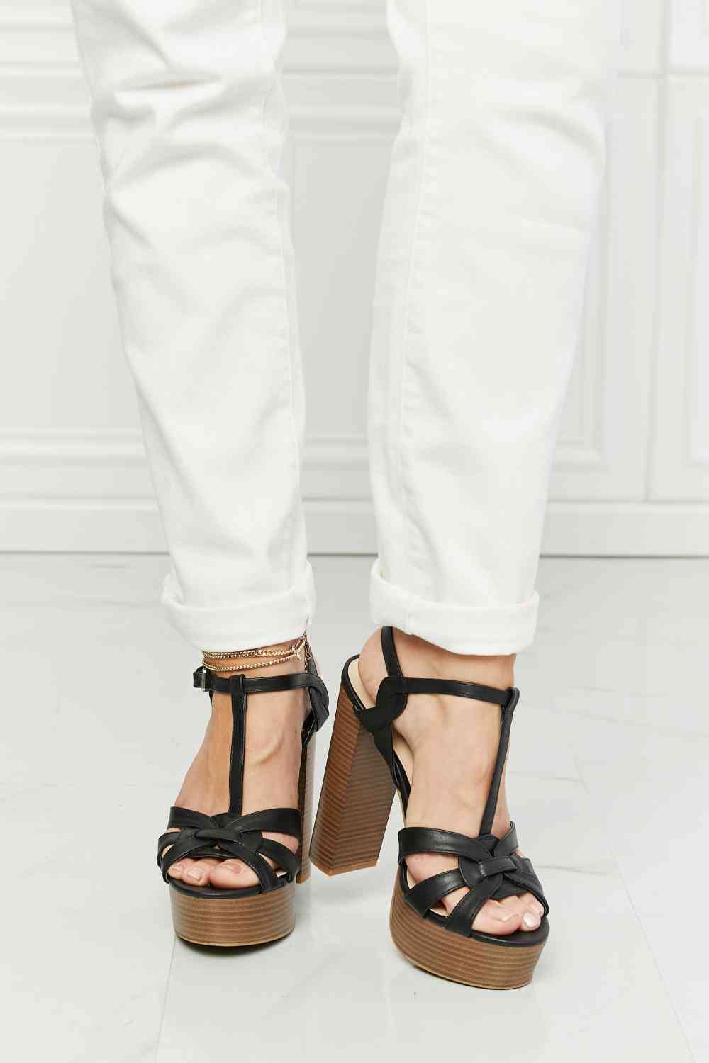 Legend She's Classy Strappy Heels - BloomBliss.com