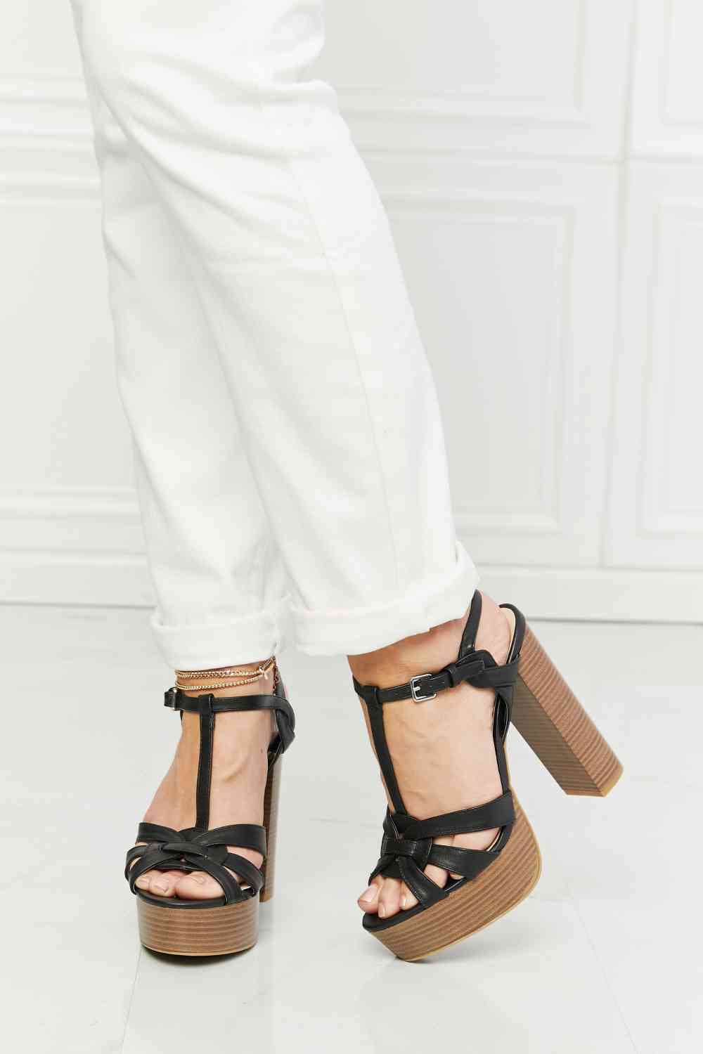 Legend She's Classy Strappy Heels - BloomBliss.com