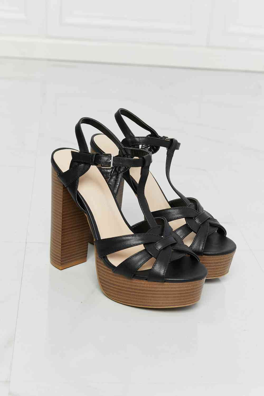 Legend She's Classy Strappy Heels - BloomBliss.com