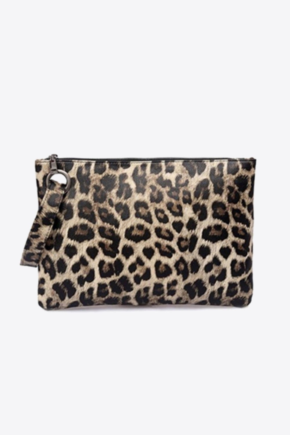 Leopard PU Leather Clutch - BloomBliss.com