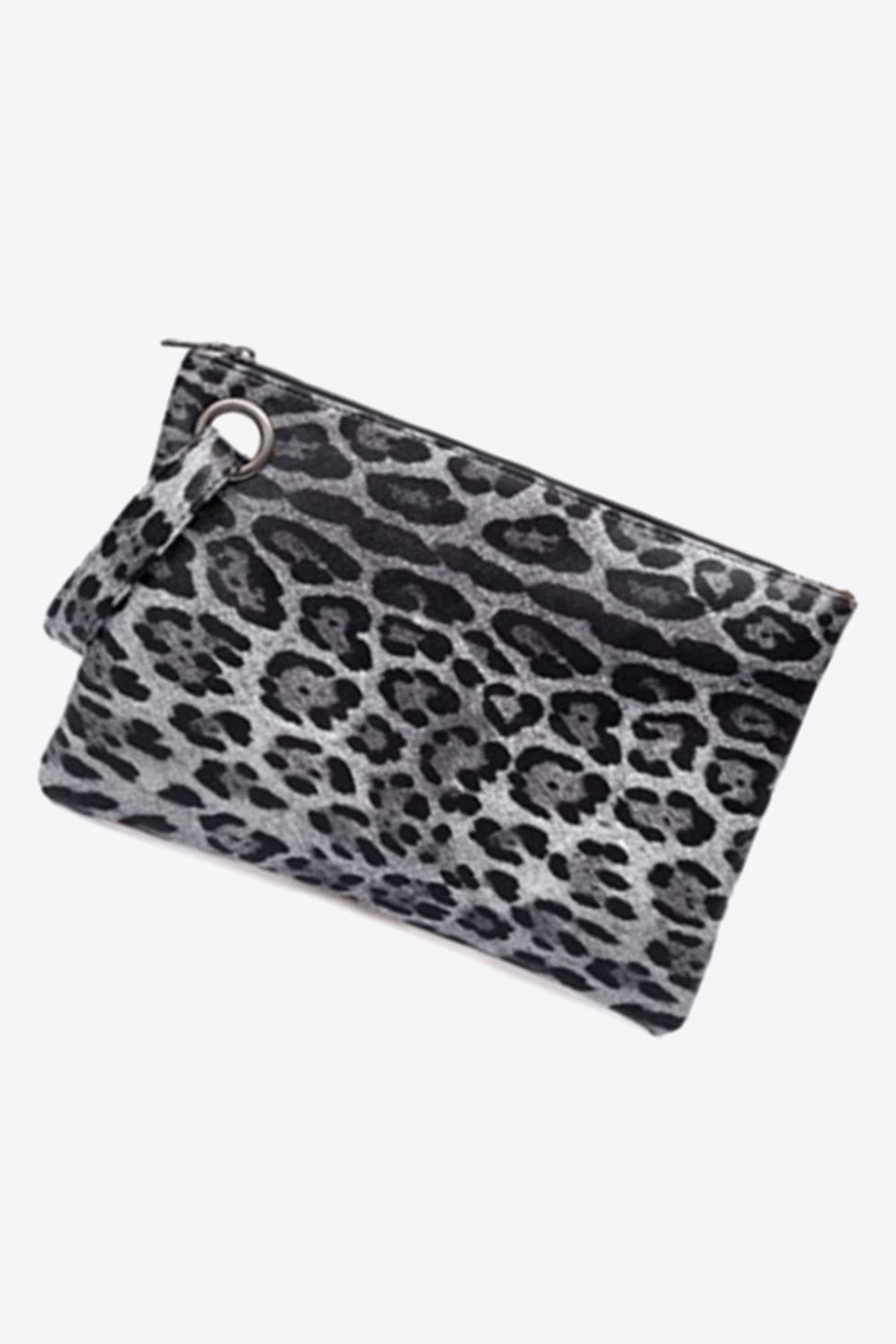 Leopard PU Leather Clutch - BloomBliss.com