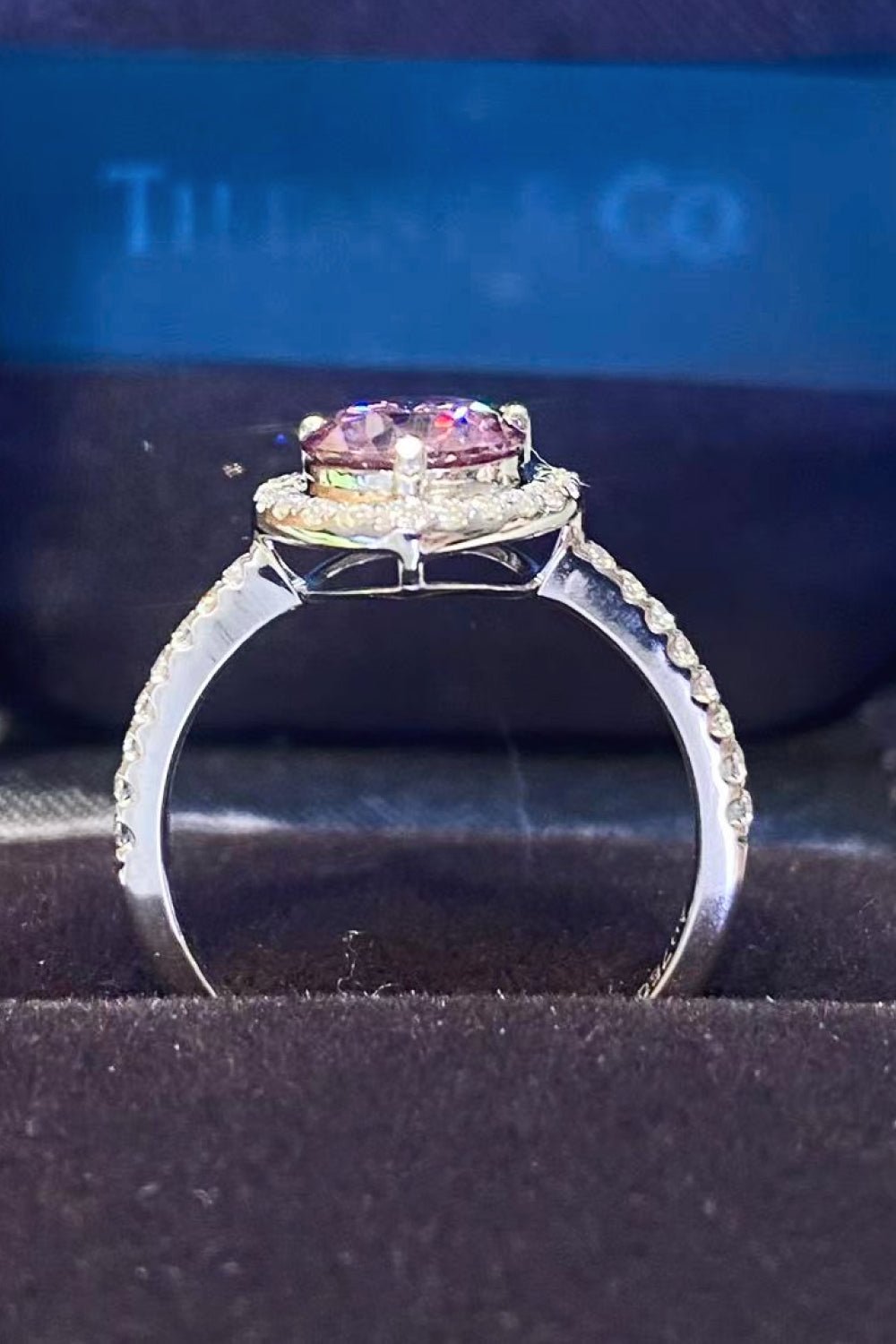 Lifelong Journey 1 Carat Moissanite Heart Ring - BloomBliss.com