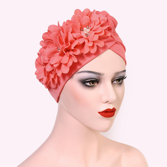 Lovely Floral Turban - BloomBliss.com