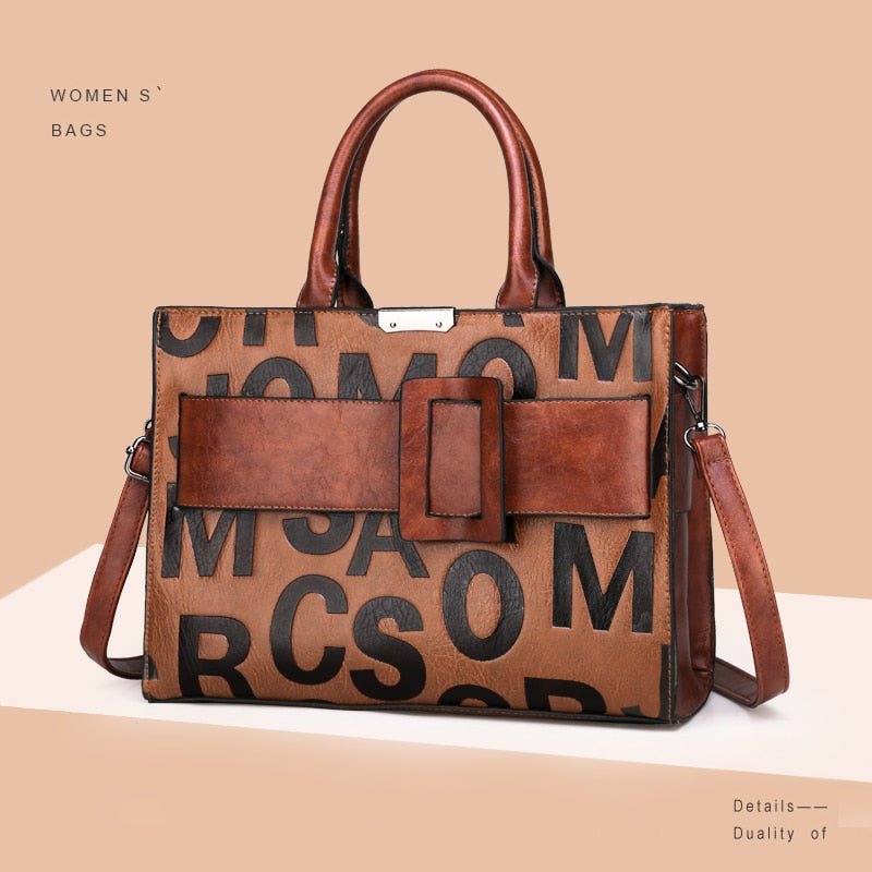 Luxury Embossed Tote Bag - BloomBliss.com